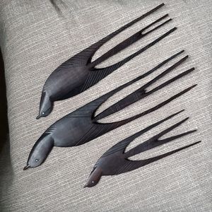 Ebony wood East African wall art